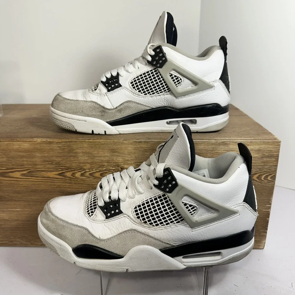 Jordan Air Jordan 4 Military Black White Mid Top Mens SZ 8 Retro Y2K DH6927-111